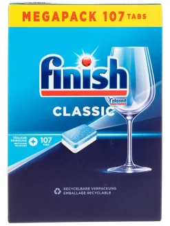 finish Putz- & Waschutensilien<Spülmaschinentabs "Classic", 107 Tabs/ 1,76 kg