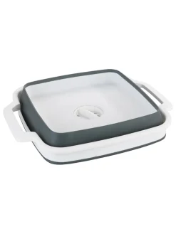 Wenko Putz- & Waschutensilien<Spülschüssel "Sira" in Grau/ Weiß - (B)39 x (H)18 x (T)32,5 cm