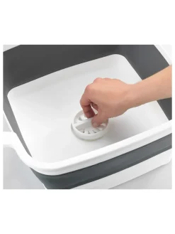 Wenko Putz- & Waschutensilien<Spülschüssel "Sira" in Grau/ Weiß - (B)39 x (H)18 x (T)32,5 cm
