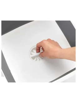 Wenko Putz- & Waschutensilien<Spülschüssel "Sira" in Grau/ Weiß - (B)39 x (H)18 x (T)32,5 cm