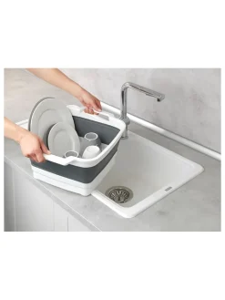 Wenko Putz- & Waschutensilien<Spülschüssel "Sira" in Grau/ Weiß - (B)39 x (H)18 x (T)32,5 cm