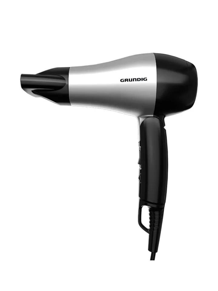 GRUNDIG Technik|Pflege & Gesundheit<Sport- & Reisehaartrockner "HD 2200" in Silber/ Schwarz