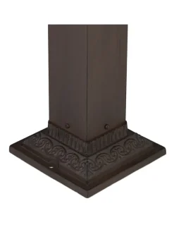 relaxdays Gartendekoration<Standbrunnen in Braun - (B)21 x (H)81 x (T)24,5 cm