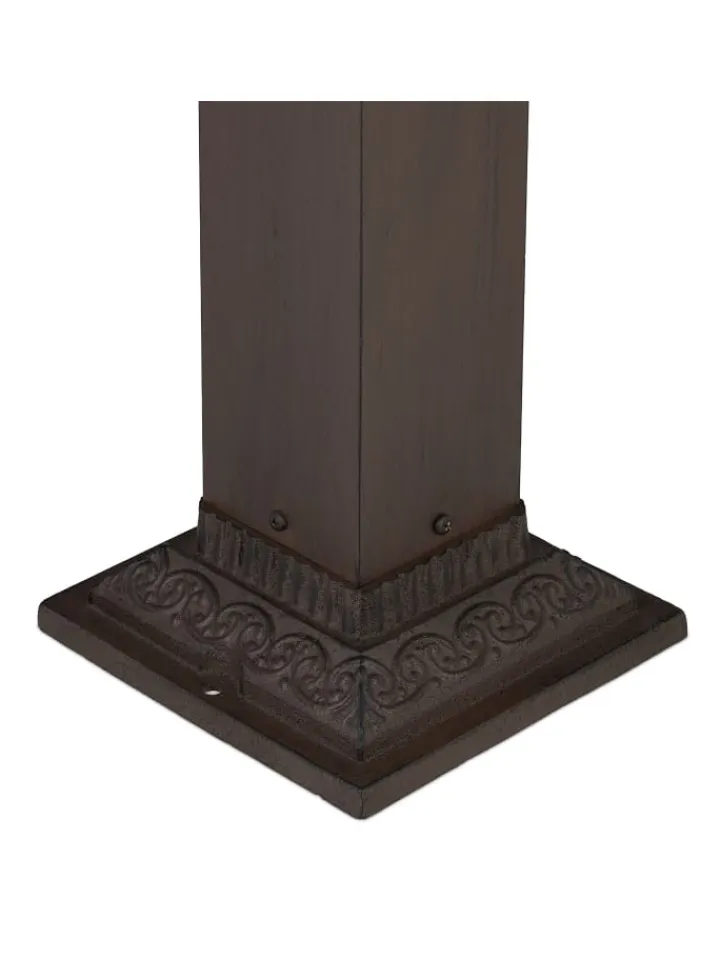 relaxdays Gartendekoration<Standbrunnen in Braun - (B)21 x (H)81 x (T)24,5 cm