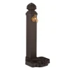 relaxdays Gartendekoration<Standbrunnen in Braun - (B)29 x (H)77 x (T)33,5 cm