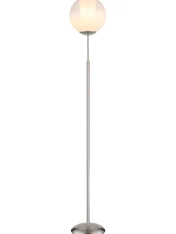 Globo lighting Stehleuchten<Standleuchte ''Barry'' in Silber - (H)154,5 x Ø 25 cm