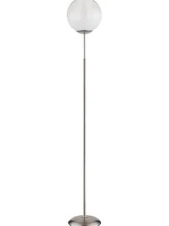 Globo lighting Stehleuchten<Standleuchte ''Barry'' in Silber - (H)154,5 x Ø 25 cm