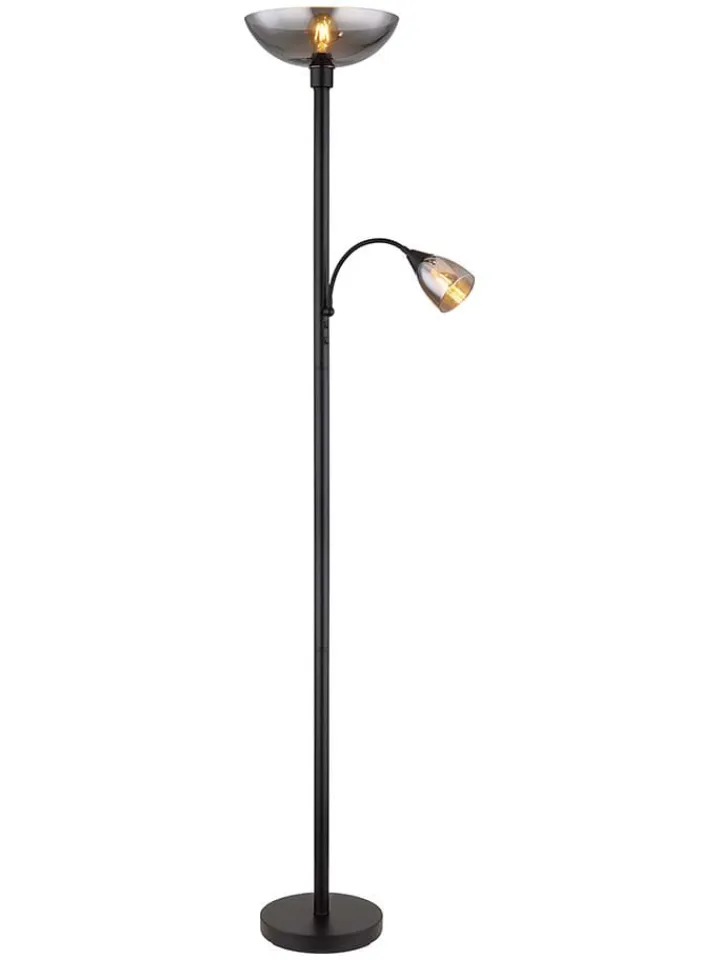 Globo lighting Stehleuchten<Standleuchte "Blade" in Schwarz/ Grau - (H)178 cm