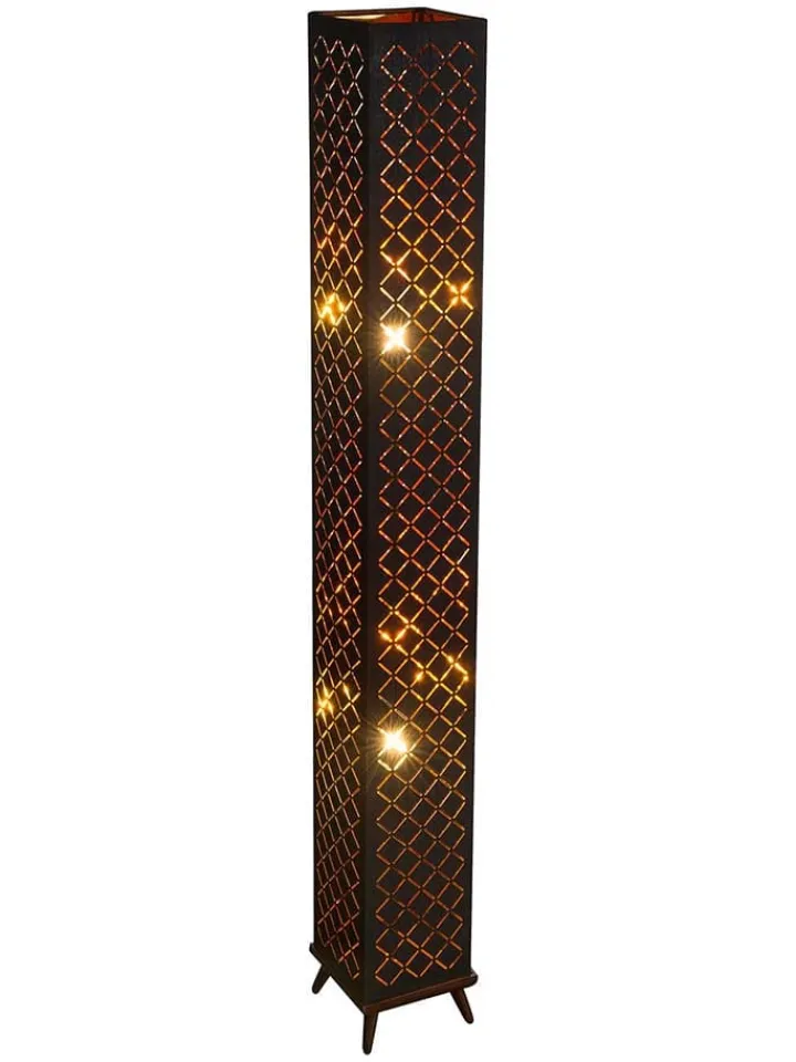 Globo lighting Stehleuchten<Standleuchte "Clarke" in Schwarz - (H)118 cm