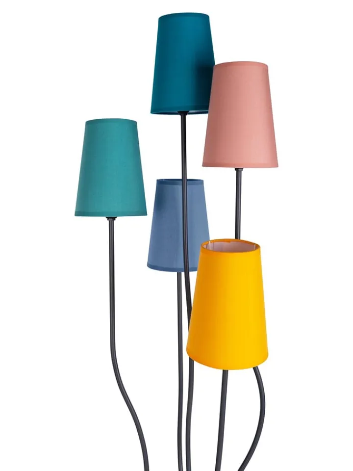 näve Stehleuchten<Standleuchte "Colora" in Grau/ Bunt - (H)163 cm