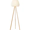Brilliant Stehleuchten<Standleuchte, dreibeinig Inna ⌀ 62 cm in holz hell/weiß