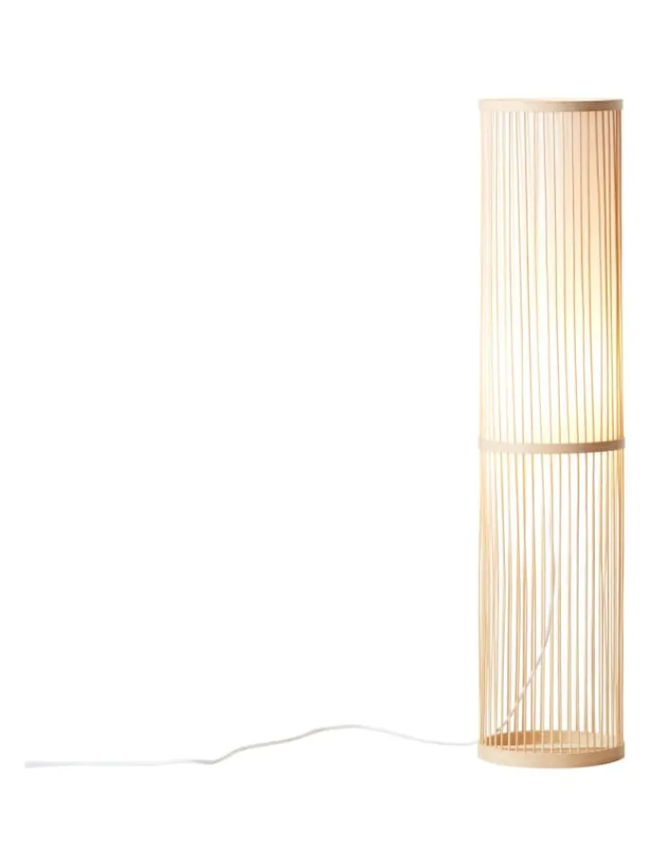 Brilliant Stehleuchten<Standleuchte, 1-flammig Nori ⌀ 20 cm in natur/weiß
