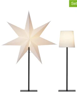 STAR Trading Lichterketten & Deko-Leuchten<Standleuchte "Frozen" in Weiß - (H)76 cm
