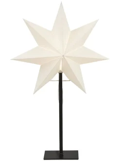 STAR Trading Stehleuchten<Standleuchte "Frozen" in Weiß - (B)34 x (H)55 cm