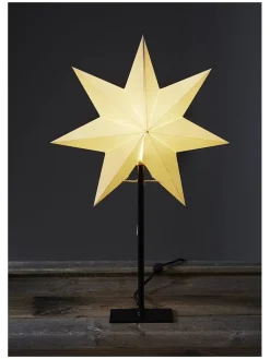 STAR Trading Stehleuchten<Standleuchte "Frozen" in Weiß - (B)34 x (H)55 cm