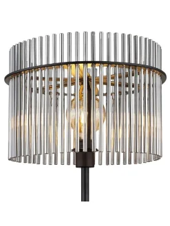Globo lighting Stehleuchten<Standleuchte "Gorley" in Schwarz/ Grau - (H)152 cm