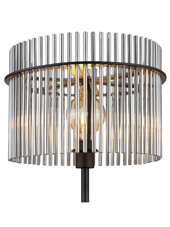 Globo lighting Stehleuchten<Standleuchte "Gorley" in Schwarz/ Grau - (H)152 cm