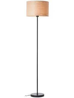 Brilliant Stehleuchten<Standleuchte in Hellbraun/ Schwarz - (H)161,5 x Ø 38 cm