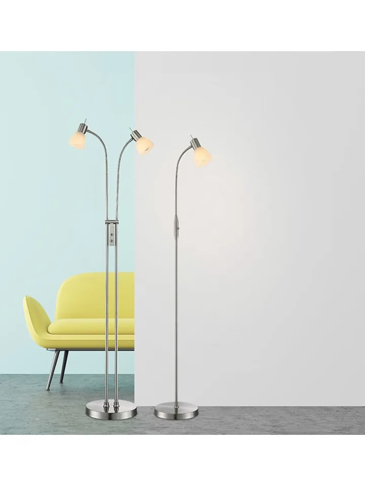Globo lighting Stehleuchten<Standleuchte in Silber - (B)39 x (H)146 cm