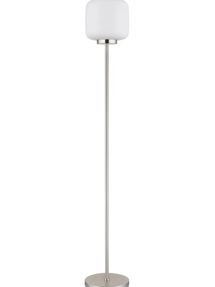 Globo lighting Stehleuchten<Standleuchte ''Kladora'' in Silber - (H)157 x Ø 24 cm