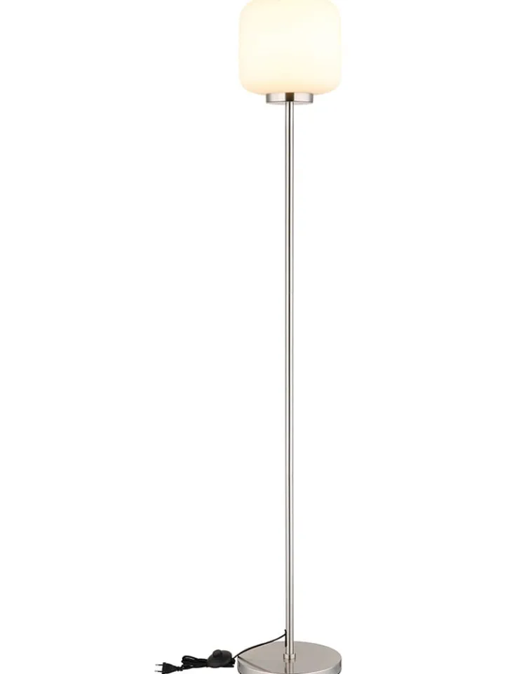 Globo lighting Stehleuchten<Standleuchte ''Kladora'' in Silber - (H)157 x Ø 24 cm