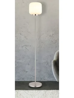 Globo lighting Stehleuchten<Standleuchte ''Kladora'' in Silber - (H)157 x Ø 24 cm
