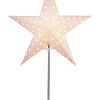 STAR Trading Stehleuchten<Standleuchte "Leo" in Beige - (B)43 x (H)65 cm