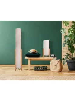 näve Stehleuchten<Standleuchte "Matilda" in Creme - (H)110 x Ø 22 cm