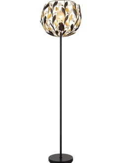 Globo lighting Stehleuchten<Standleuchte "Mika" in Gold/ Schwarz - (H)157 cm