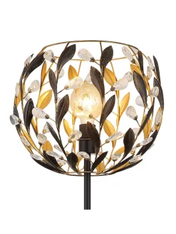 Globo lighting Stehleuchten<Standleuchte "Mika" in Gold/ Schwarz - (H)157 cm