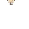 Globo lighting Stehleuchten<Standleuchte "Naxis" in Schwarz/ Grau - (H)160 x Ø 40 cm