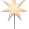STAR Trading Stehleuchten<Standleuchte "Sensy" in Creme - (B)54 x (H)78 cm