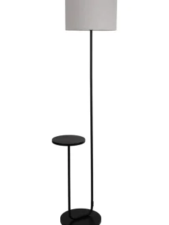 näve Stehleuchten<Standleuchte "Tordis" in Creme/ Schwarz - (B)50 x (H)157 cm