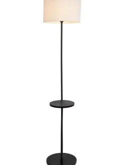 näve Stehleuchten<Standleuchte "Tordis" in Creme/ Schwarz - (B)50 x (H)157 cm