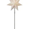 STAR Trading Stehleuchten<Standleuchte "Totto" in Schwarz/ Weiß - (B)34 x (H)80 cm