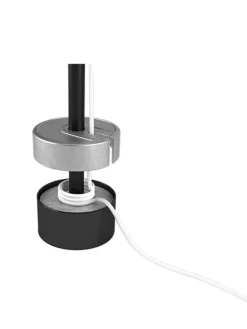 Designnest Stehleuchten<Standleuchte ''Tulip Lamp'' in Grau - Ø 35 cm