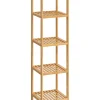 Songmics Regale & Schränke<Standregal in Hellbraun - (B)33 x (H)146 x (T)33 cm