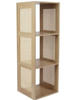 Ethnical Life Regale & Schränke<Standregal in Hellbraun - (B)34 x (H)99 x (T)32 cm