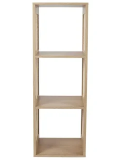 Ethnical Life Regale & Schränke<Standregal in Hellbraun - (B)34 x (H)99 x (T)32 cm