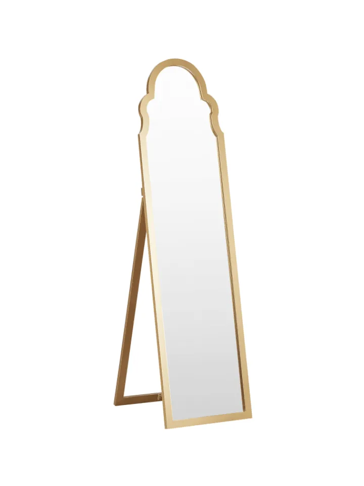 Beliani Spiegel<Standspiegel CHATILLON in Gold - (W) 40 x (H) 150 x (L) 60 cm