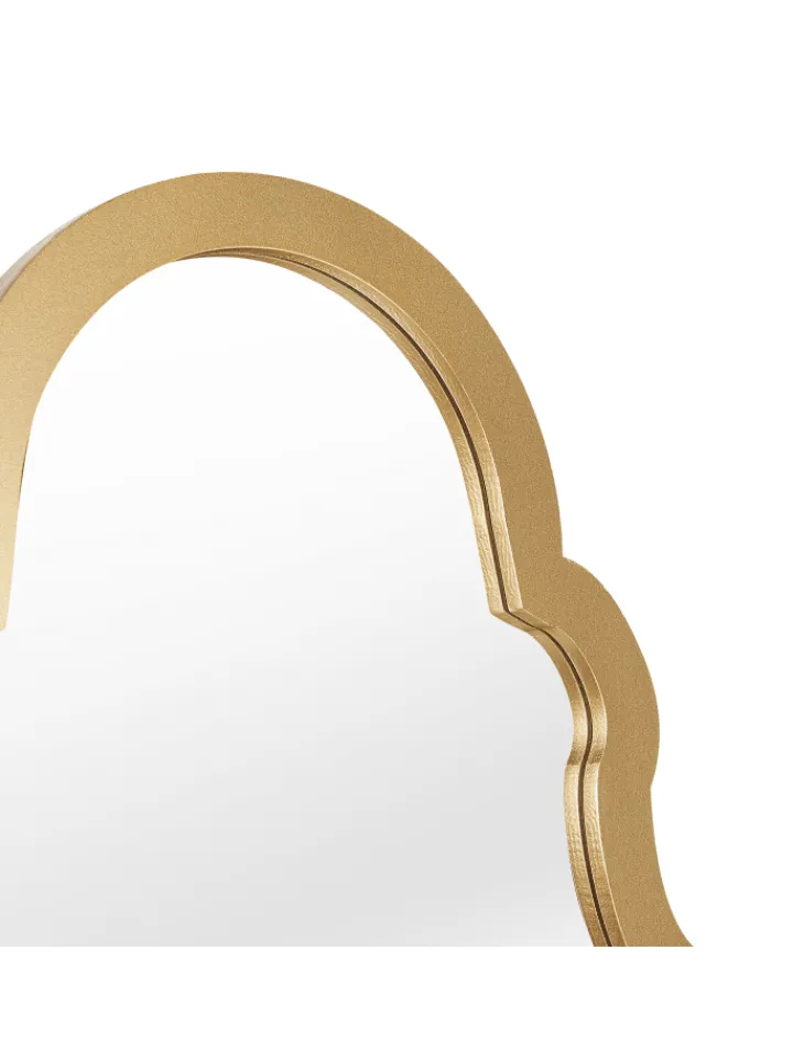 Beliani Spiegel<Standspiegel CHATILLON in Gold - (W) 40 x (H) 150 x (L) 60 cm