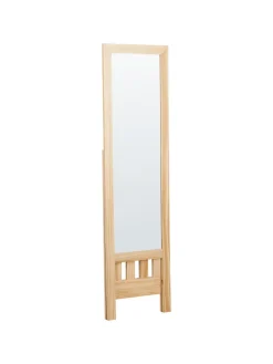 Beliani Spiegel<Standspiegel LUISANT in Braun - (W) 40 x (H) 145 x (L) 52 cm