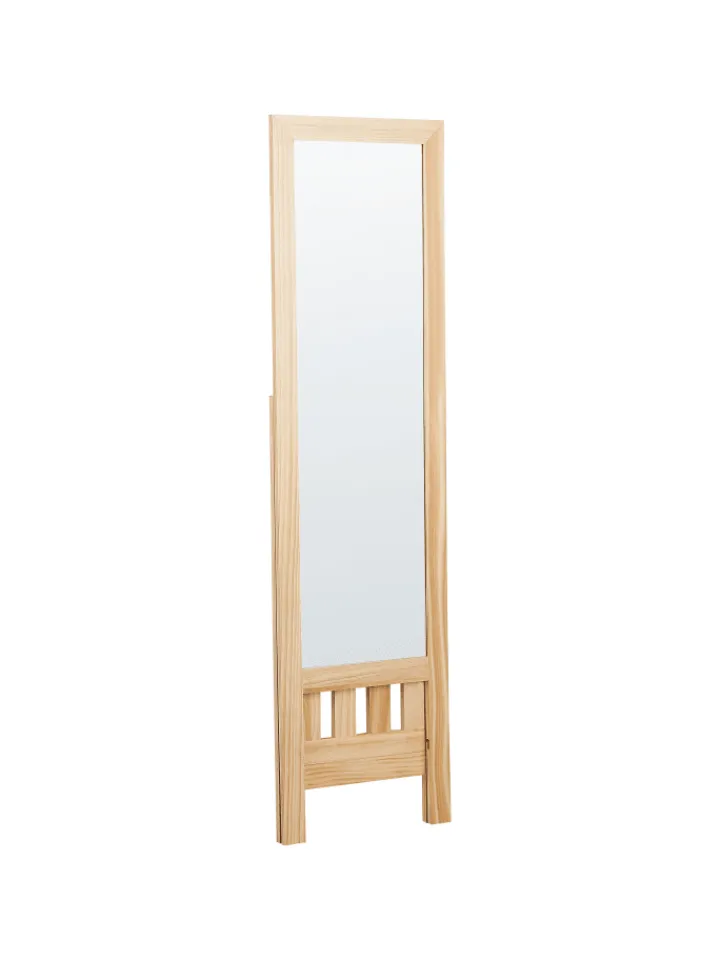 Beliani Spiegel<Standspiegel LUISANT in Braun - (W) 40 x (H) 145 x (L) 52 cm