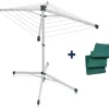 Leifheit Wäschekörbe & -Ständer<Standwäscheschirm "LinoPop Up 140" in Silber