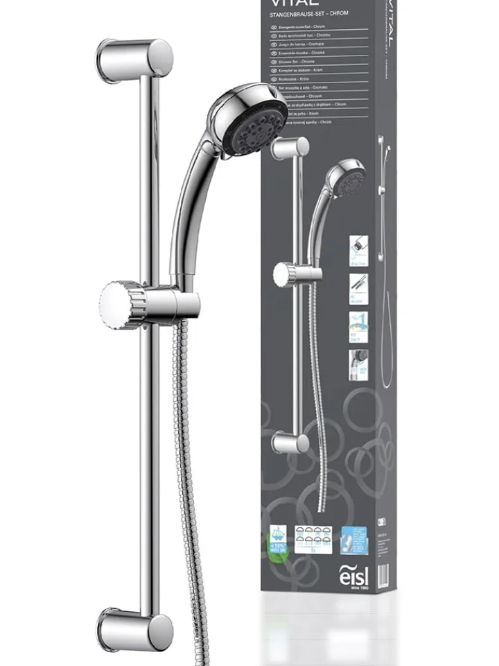 Schütte Badaccessoires<Stangenbrauseset ''Vital'' in Chrom