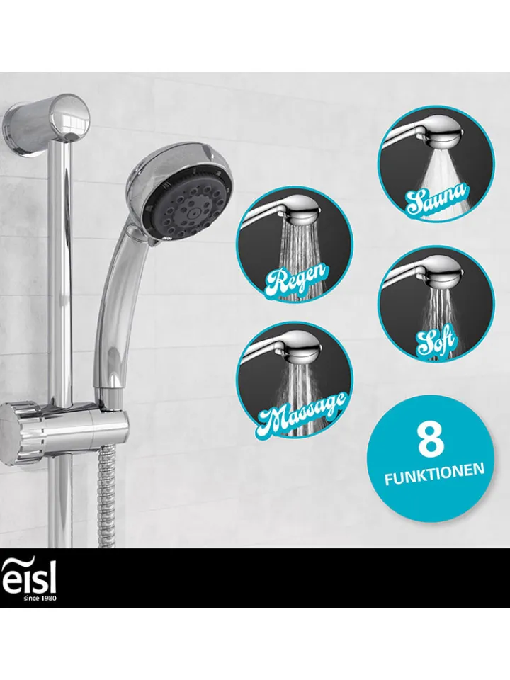 Schütte Badaccessoires<Stangenbrauseset ''Vital'' in Chrom