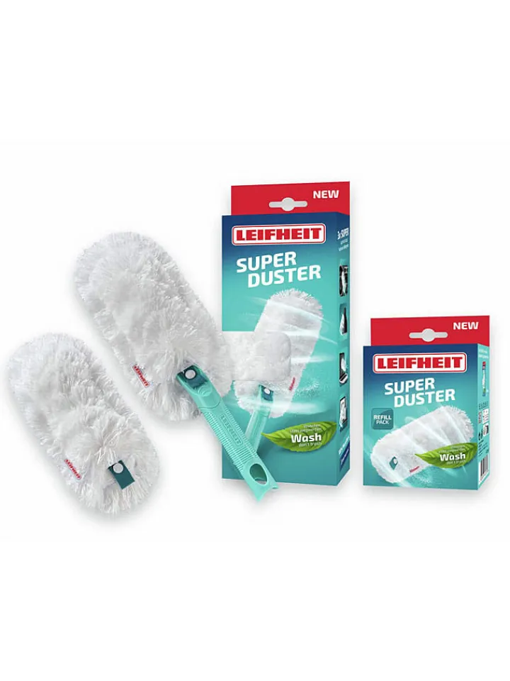 Leifheit Weitere Haushaltshelfer<Staubwedel "Superduster" in Türkis/ Weiß