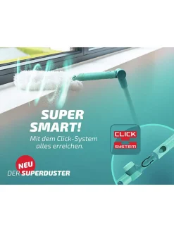Leifheit Weitere Haushaltshelfer<Staubwedel "Superduster" in Türkis/ Weiß