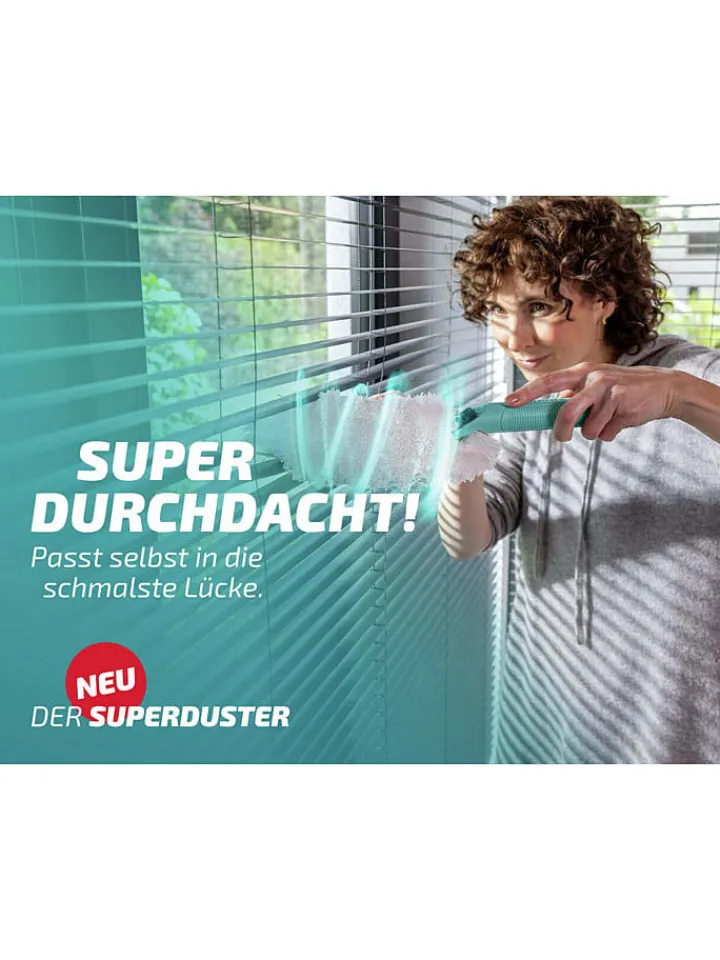 Leifheit Weitere Haushaltshelfer<Staubwedel "Superduster" in Türkis/ Weiß