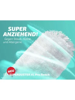 Leifheit Weitere Haushaltshelfer<Staubwedel "Superduster XL Pro" in Türkis/ Weiß